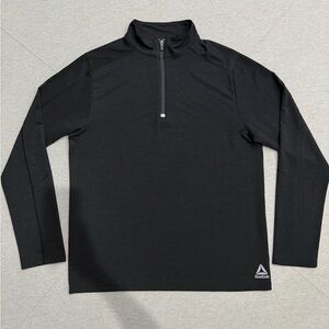 Reebok Black Quarter-Zip Training Top